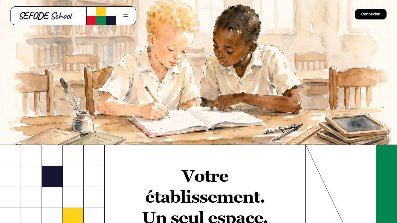SEFODE School : un espace unique pour les établissements scolaires