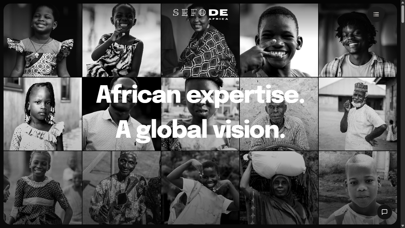 SEFODE Africa : site vitrine